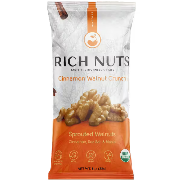 Sprouted Cinnamon Walnut Crunch