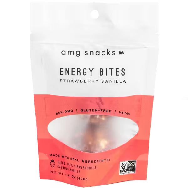 Strawberry Vanilla Energy Bites
