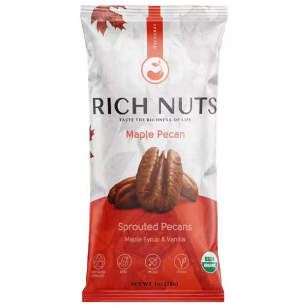 Sprouted Maple Pecans