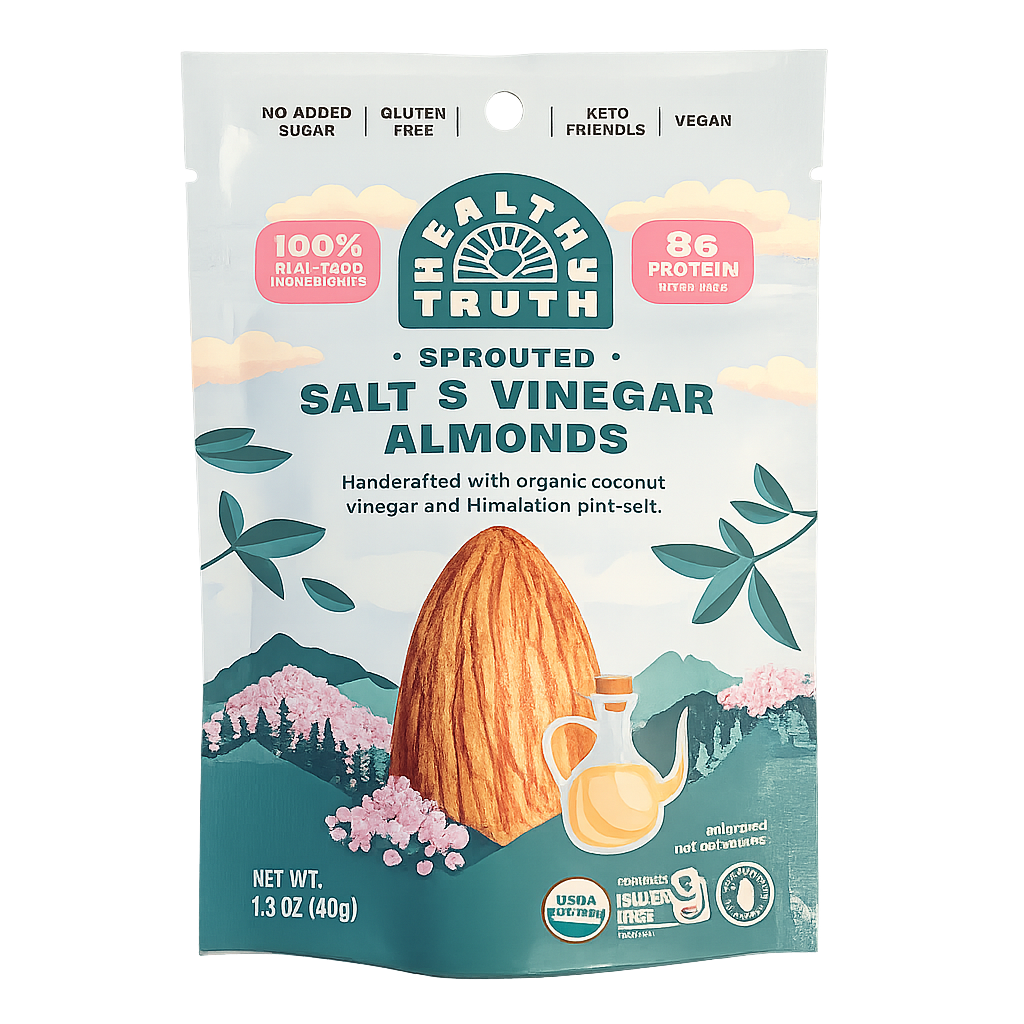 Sprouted Salt & Vinegar Almonds