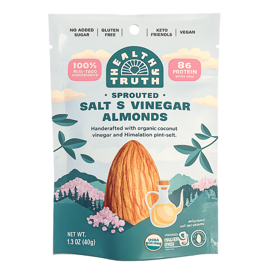 Sprouted Salt & Vinegar Almonds