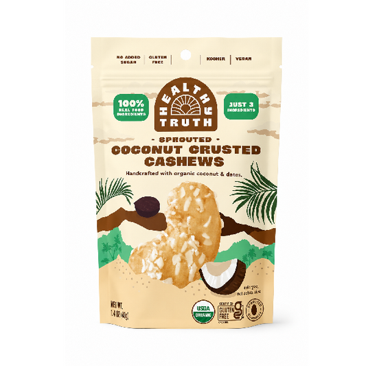 Sprouted Coconut-Crusted Cashews