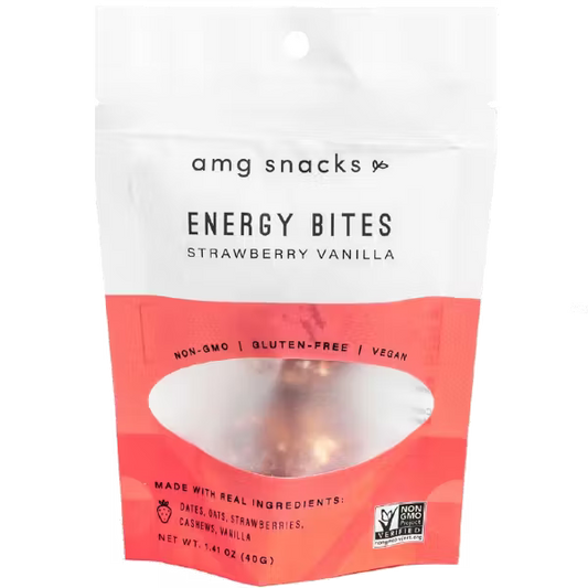 Strawberry Vanilla Energy Bites