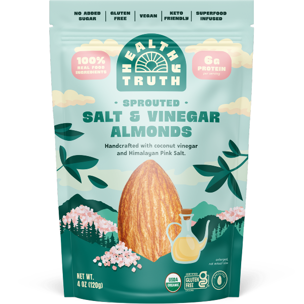 Sprouted Salt & Vinegar Almonds
