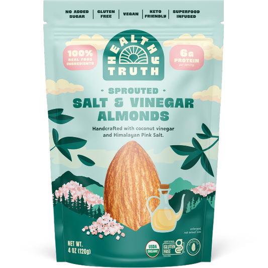Sprouted Salt & Vinegar Almonds